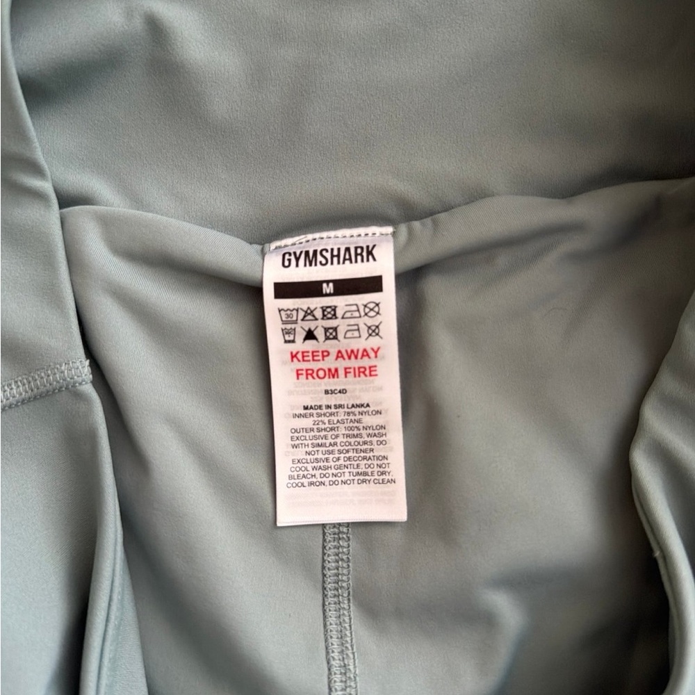 Gymshark 2-in-1 Running Shorts Titanium Blue size M - Picture 5 of 5